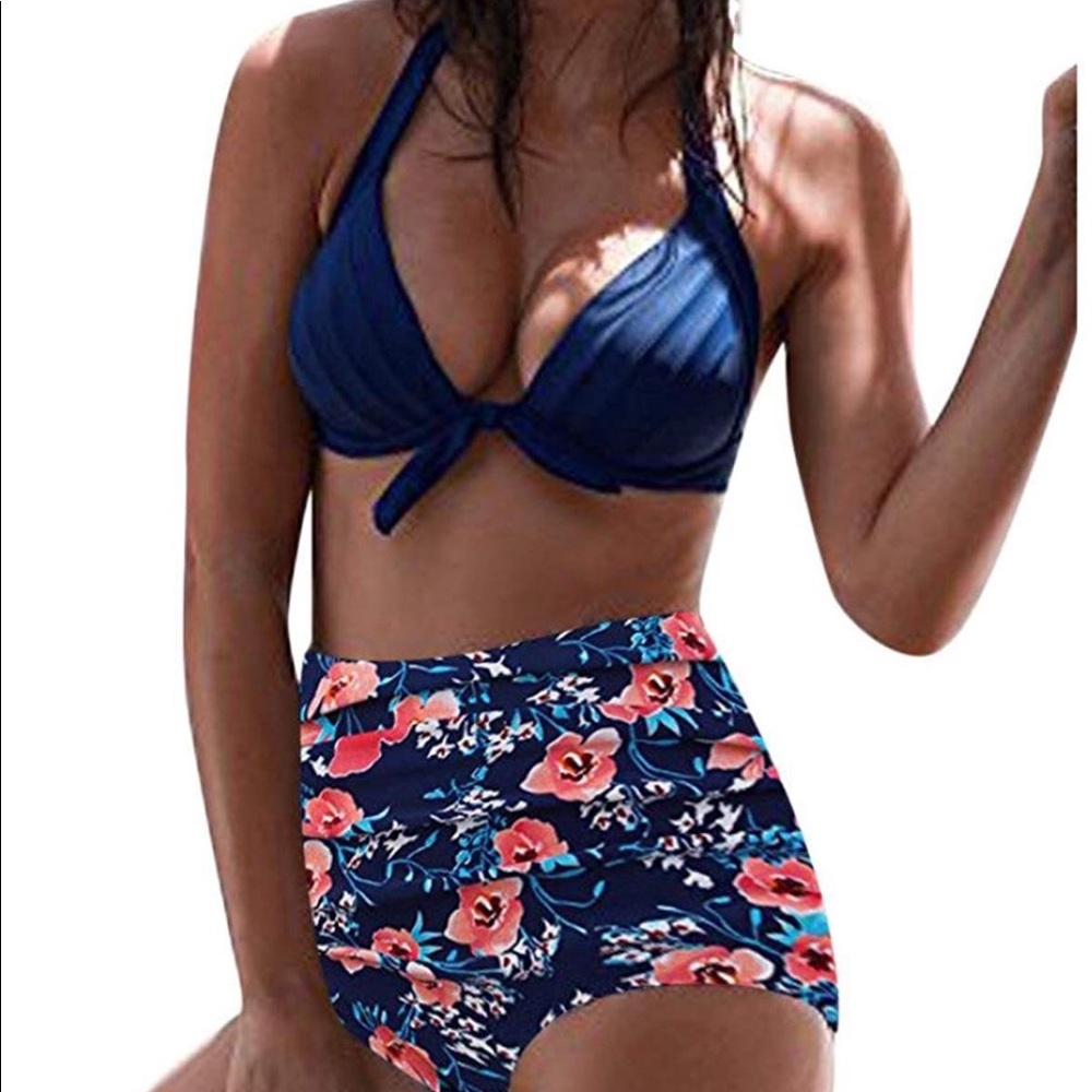 High waist bathing suit